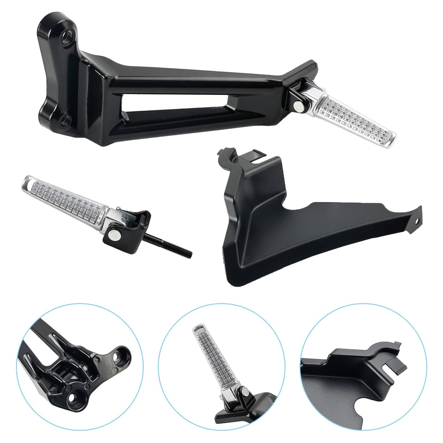 Reposapiés traseros compatibles con Honda Rebel 1100 CMX1100 2021-2023