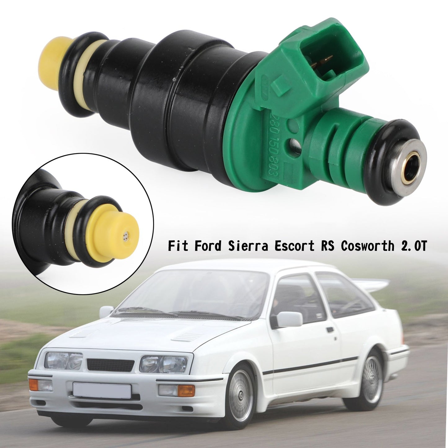 1986-1987 Ford Sierra RS Cosworth 3 door 1PCS/6PCS Fuel Injectors 0280 150 803 0280150803 95160611000