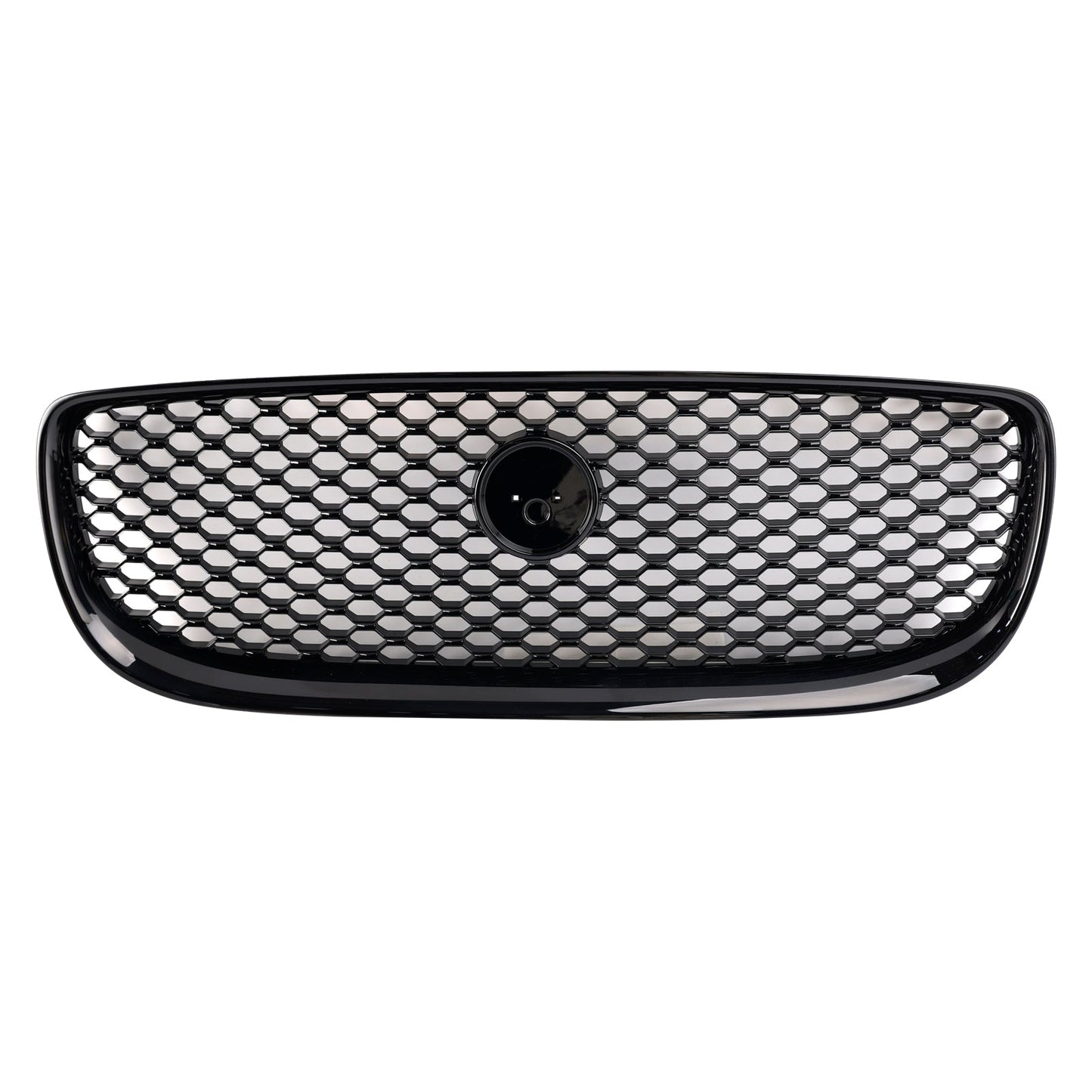 2015-2018 Jaguar XE Gloss Black Honeycomb Front Bumper Grille Grill