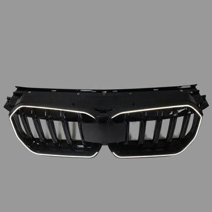 2023-2024 Gloss Black Front Bumper Kidney Grill Grille Fit BMW X1 U11 U12