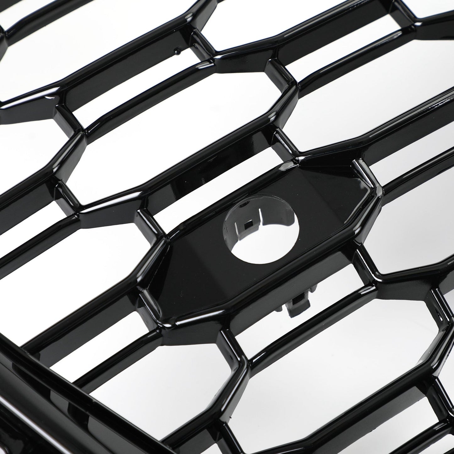 2017 2018 2019 Audi A5 / A5 Sline / S5 B9 RS5 Style Honeycomb Sport Mesh Hex Grille Front Bumper Glossy Black Grill