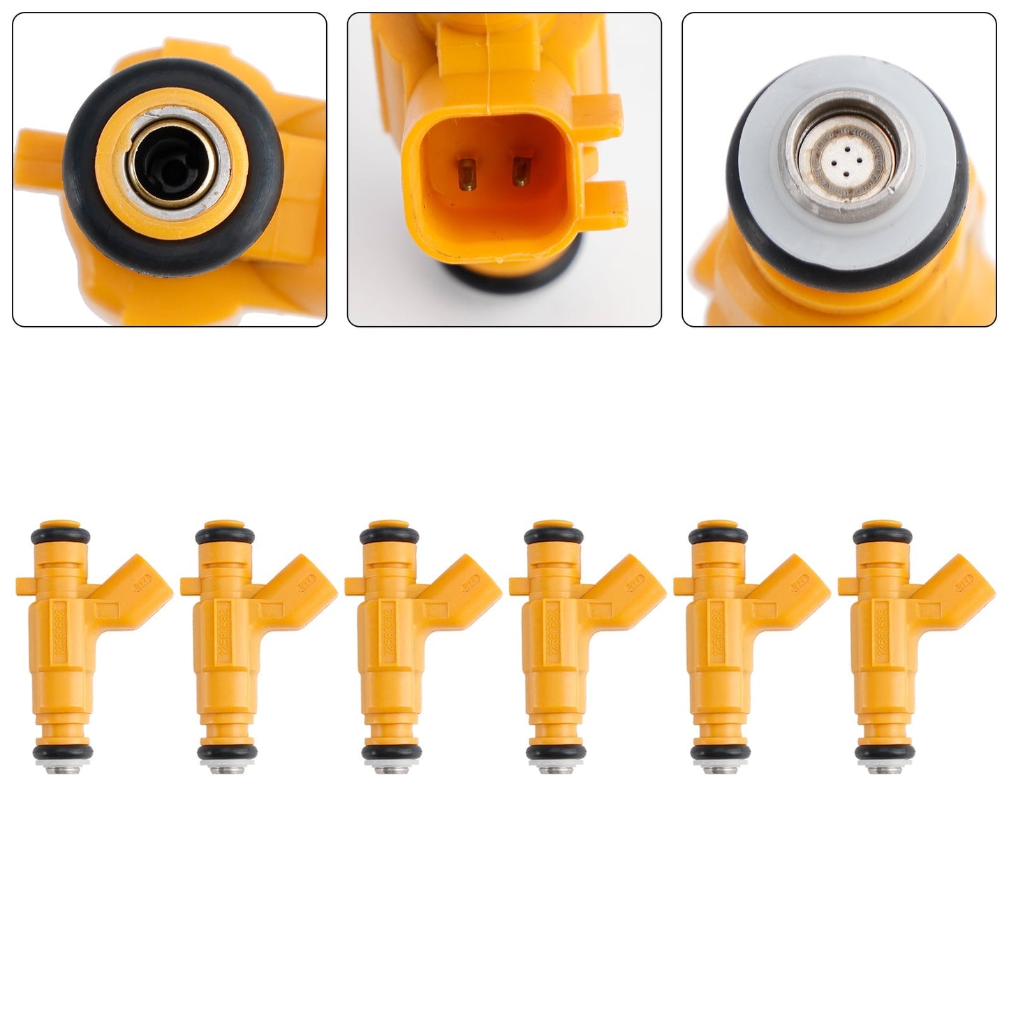 Inyector de combustible de 6 piezas para Saab 9-3 (2006-2009) 0280156129 12581682