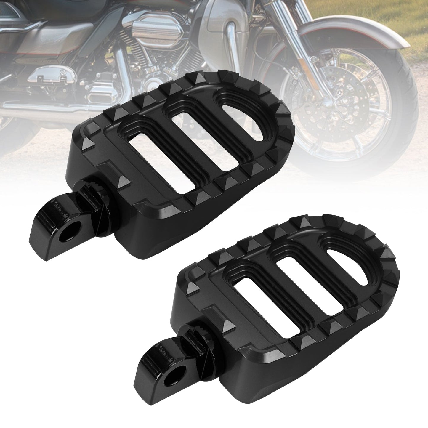 Repose-pieds avant pour Dyna Sportster 883 Electra Glide Road Glide