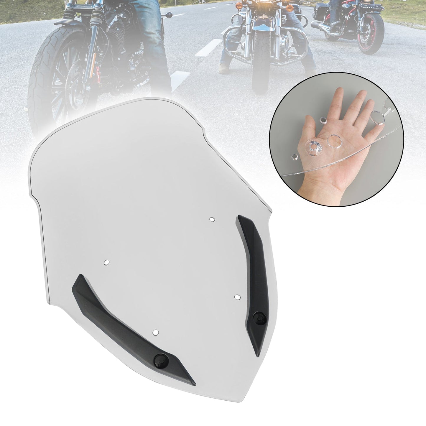 Pare-brise ABS pour moto Yamaha NMAX 155 2021-2023