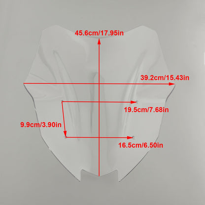 22-23 Kawasaki Versys 650 Windshield Windscreen