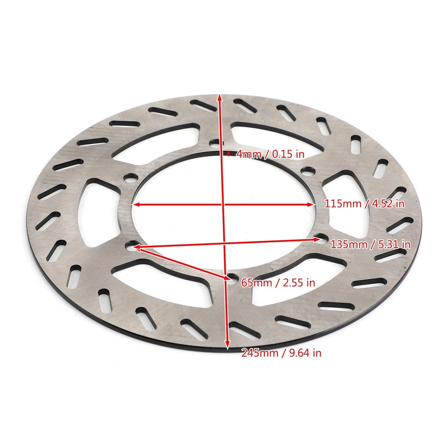 91-07 Yamaha TT250R TTR250 DT230 Lanza DT200WR WR200R Rotor de disco de freno delantero