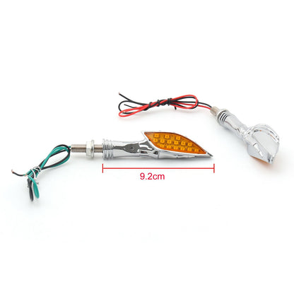 Universal Motorcycle Skeleton Hand LED Turn Signals Blinker Indicator Assosary