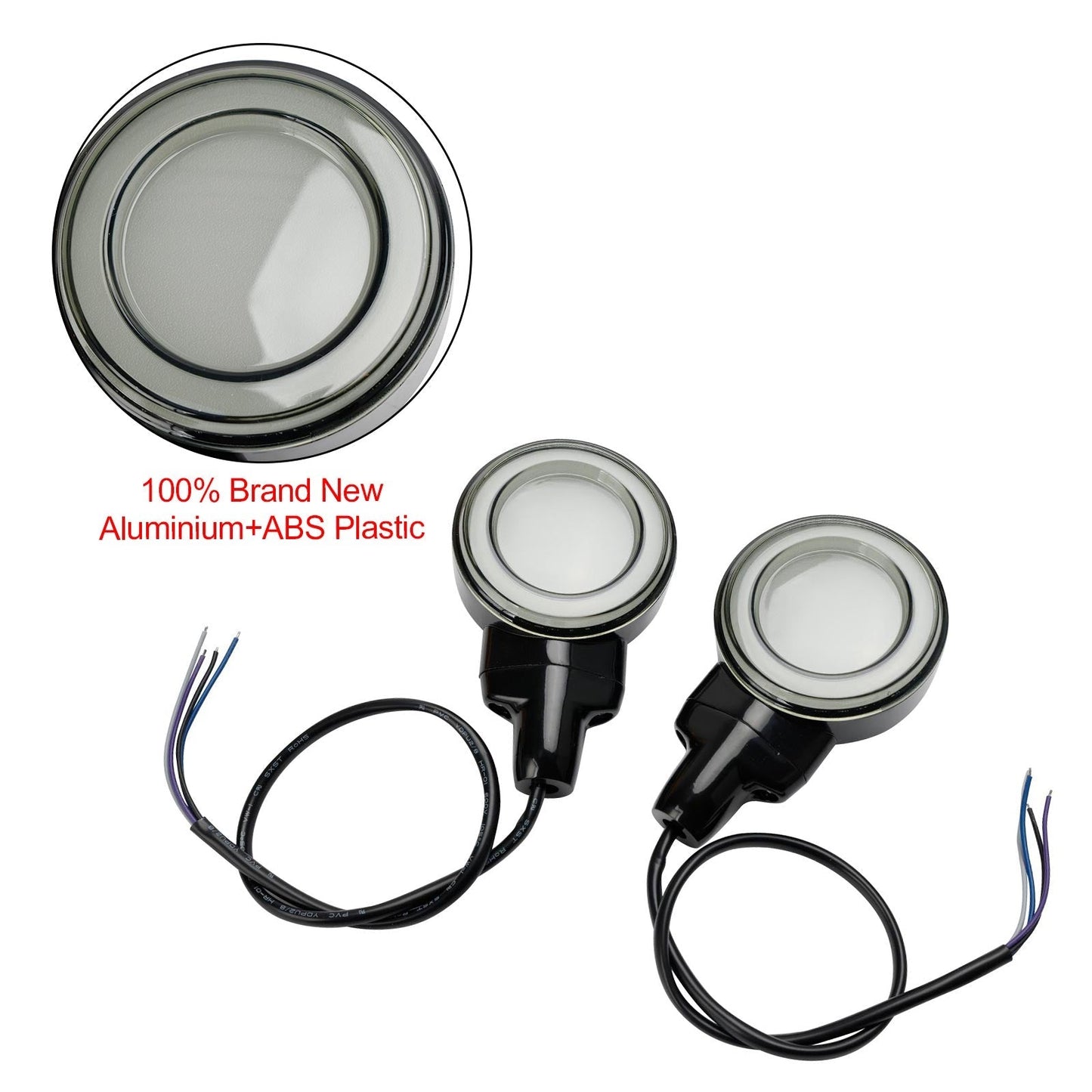 Heritage Softail Classic Touring 99-23 LED Flat Front Turn Signal Light Assosary