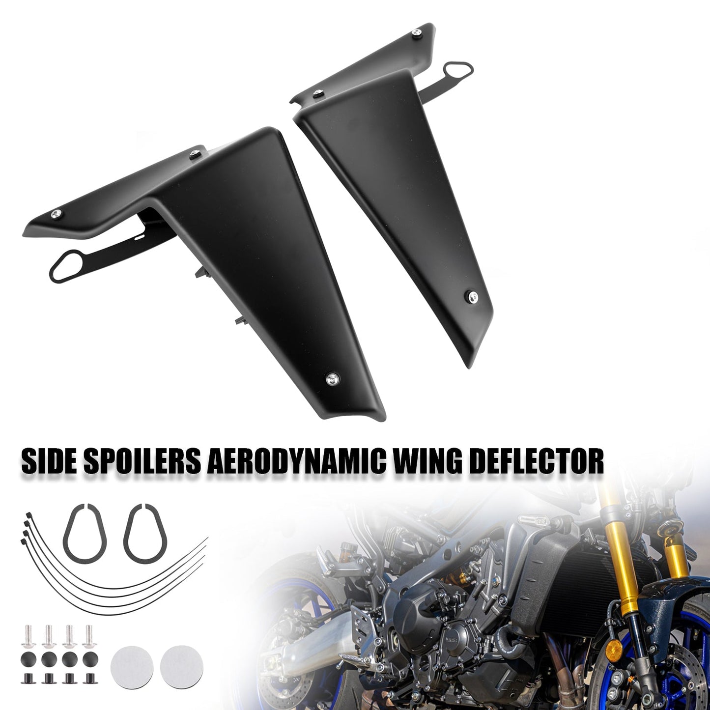 Déflecteurs d'ailes aérodynamiques latéraux pour YAMAHA MT-09 SP FZ09 2021-2022