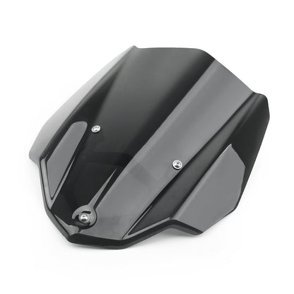 ABS Motorcycle Windshield WindScreen With Bracket For Yamaha MT-03 16-19 Black