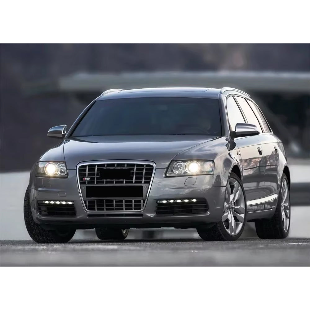 Audi A6 S6 C6 2005-2011 Change To S6 Style Front Bumper Grill Upper Grill