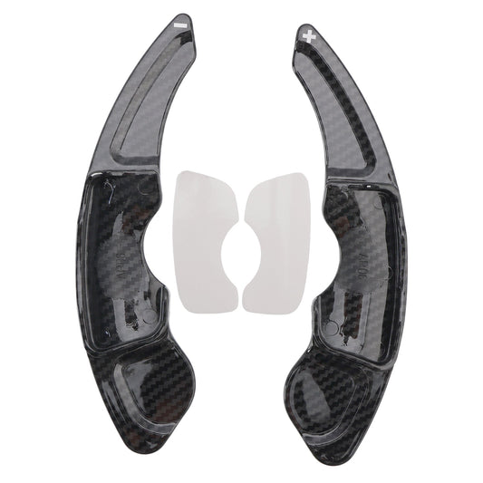 Cubiertas de extensión para palanca de cambios de volante con aspecto de carbono para Lexus IS200t, IS200, IS250, IS300 y IS350 (2013-2019)