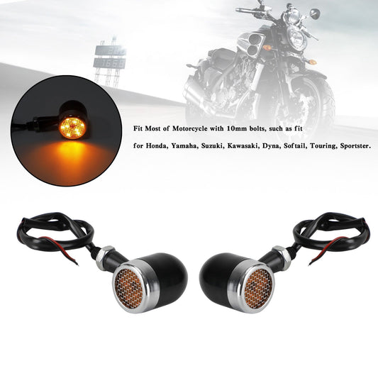 Clignotant LED universel pour moto, 10 mm, feu stop L0, 12 V, accessoire M10