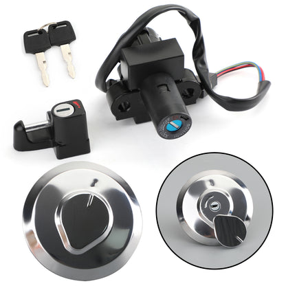 Honda XR125L 2003-2008 CLR125 1998 Ignition Switch Fuel Cap Seat Lock Keys Set