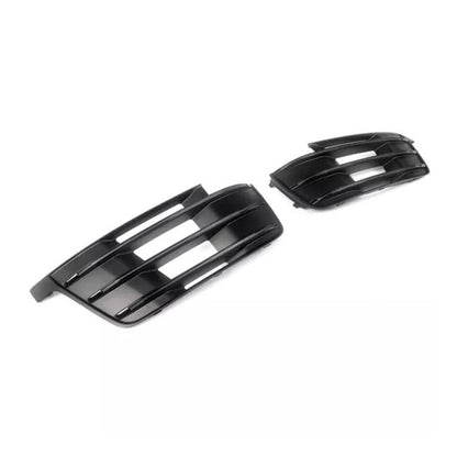 2X Original Car Front Bumper Fog Light Grilles For Audi Q7 S-Line 2016-2019