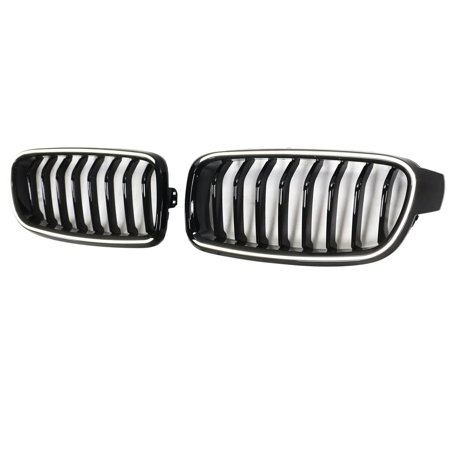 2012-2019 Gloss Black Front Kidney Grille Grill Fit BMW 3 Series F30 F31 F35