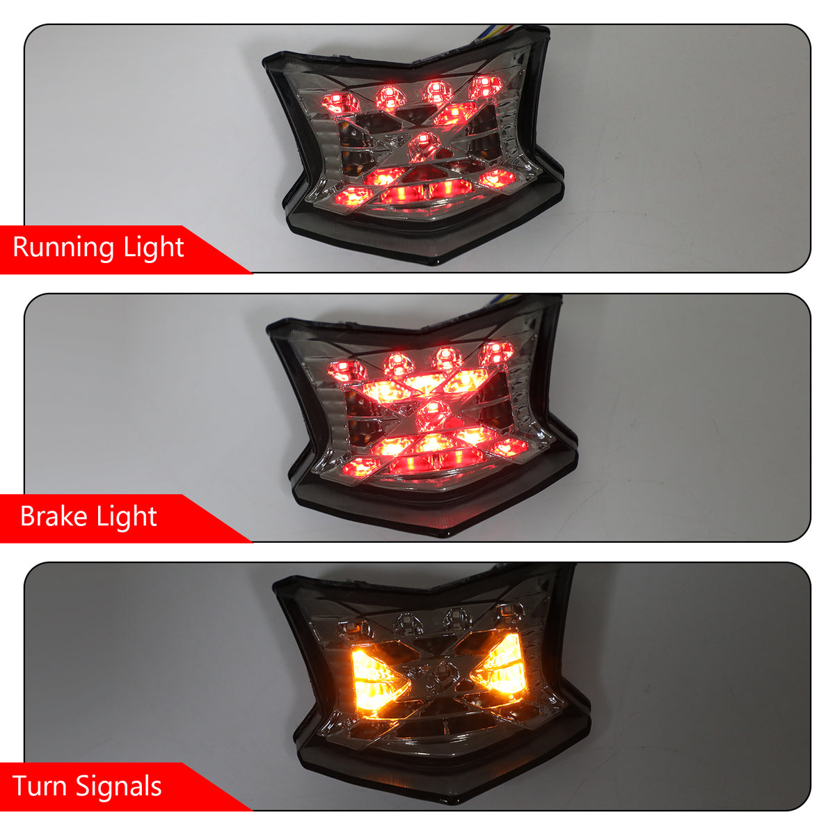 2017-2024 Z650 Ninja 650 Z900 Kawasaki Led Brake Turn Signals Taillight