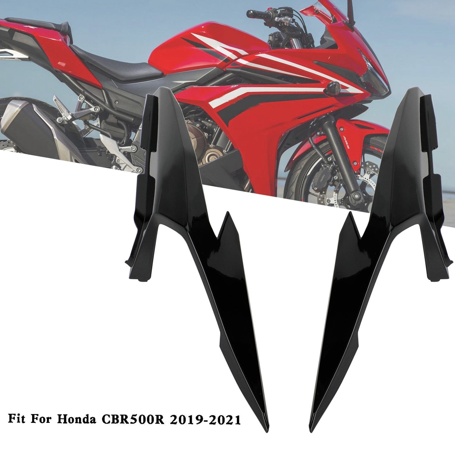 Capot de carénage latéral arrière supérieur pour Honda CBR500R 2019-2021