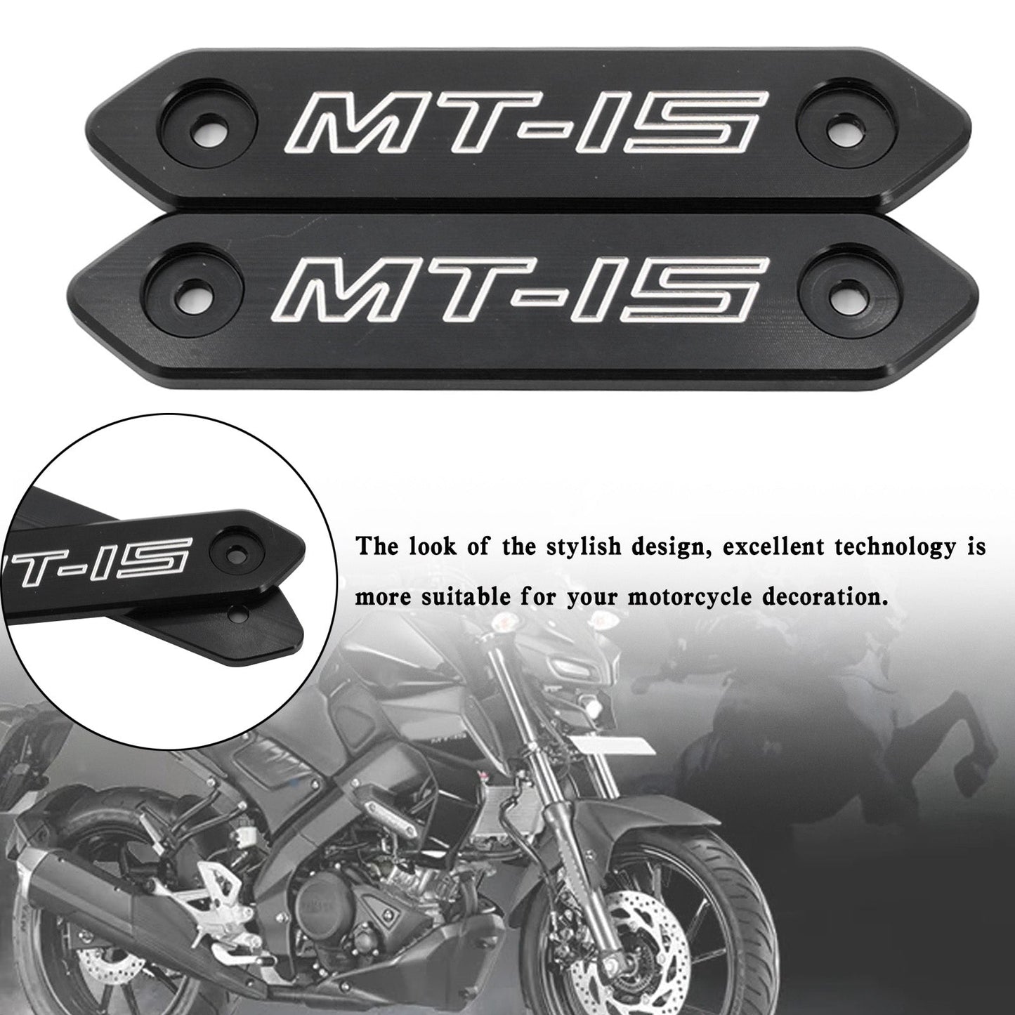 Cubierta de carrocería de aleación de aluminio para Yamaha MT 15 MT-15 MT15 2018-2020