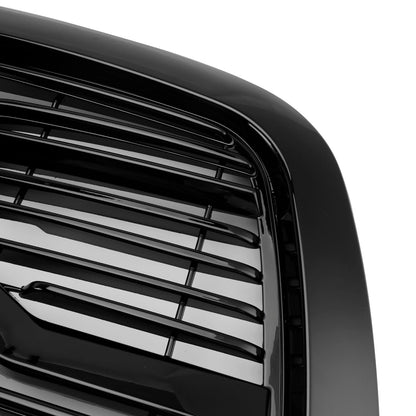2013-2018 Dodge Ram 1500 Black Big Horn Style Front Bumper Grill
