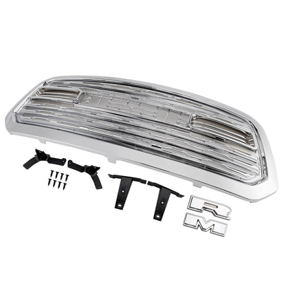 2013-2018 Dodge Ram 1500 LTD Style Front Bumper Grill Grille Chrome