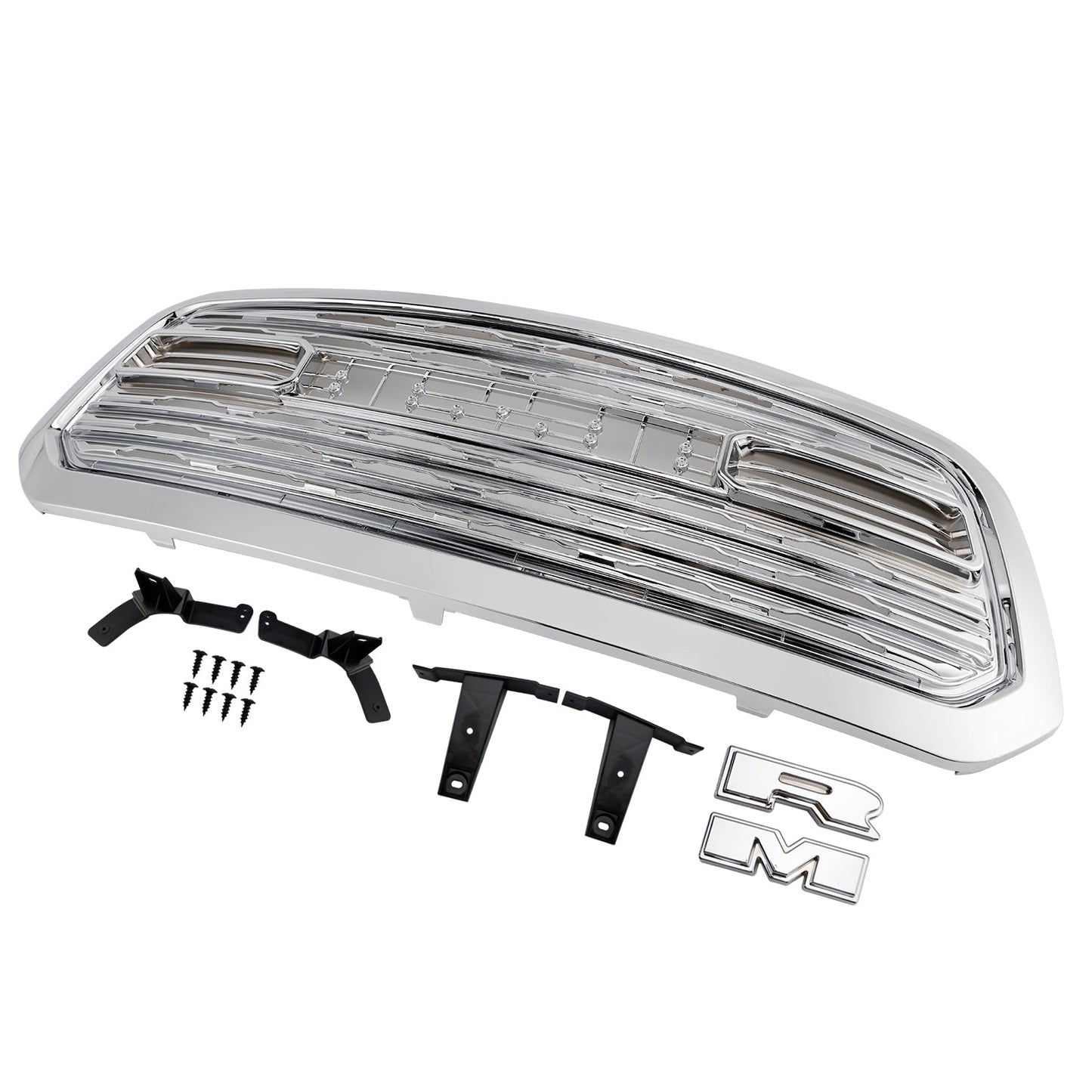 2013-2018 Ram 1500 Dodge LTD Style Chrome Front Bumper Grill