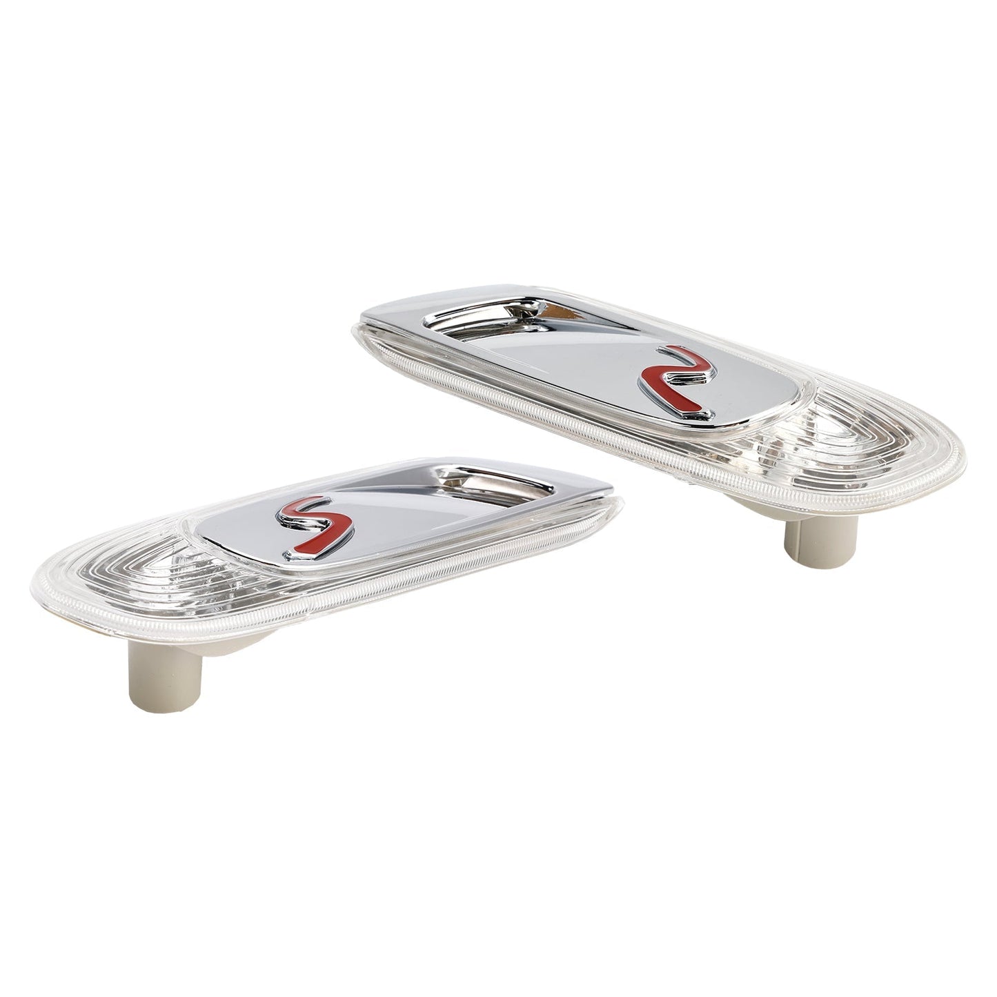 Par de luces de posición laterales para MINI F55, F56 y F57 S (2014-2021) con carcasa de luz de giro 63137298351 y 63137298352
