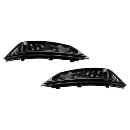 2016-2018 Audi A4 B9 Standard Version RS4 Style Front Fog Light Grill Lower Bumper Chrome