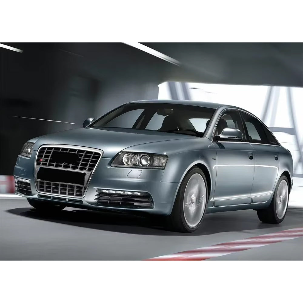 Audi A6 S6 C6 2005-2011 Change To S6 Style Front Bumper Grill Upper Grill
