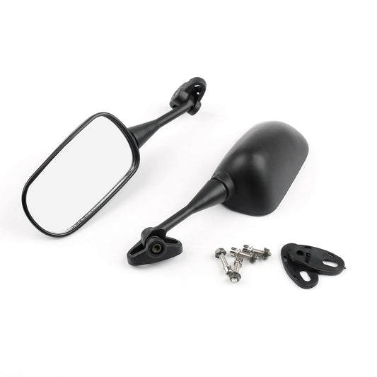 Pair Motorcycle Rear view Mirrors For Honda VTR1000 98-06 CBR600 CBR600F4i 01-07