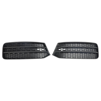 2015-2018 Audi A1 8X 2PCS Grille 8XA807681B 8XA807682B Front Bumper Fog Light Cover Grill