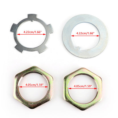 Front Axle Hub Spindle Lock Nut Washer Kit 43521-60011 For Toyota Jeep Hiluxs