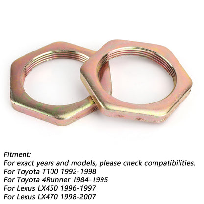 Front Axle Hub Spindle Lock Nut Washer Kit 43521-60011 For Toyota Jeep Hiluxs