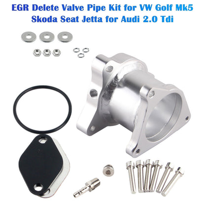 VW Golf Mk5 Skoda Seat Jetta for Audi 2.0 Tdi EGR Delete Valve Pipe Kit