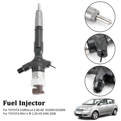 2006+ Toyota Hilux 1KD-FTV 2KD-FTV 1PCS Fuel Injector 23670-30140