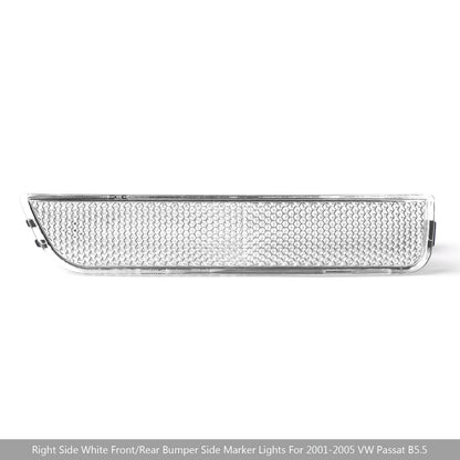 2001-2005 VW Passat B5.5 Right White Front Bumper Side Marker Lights