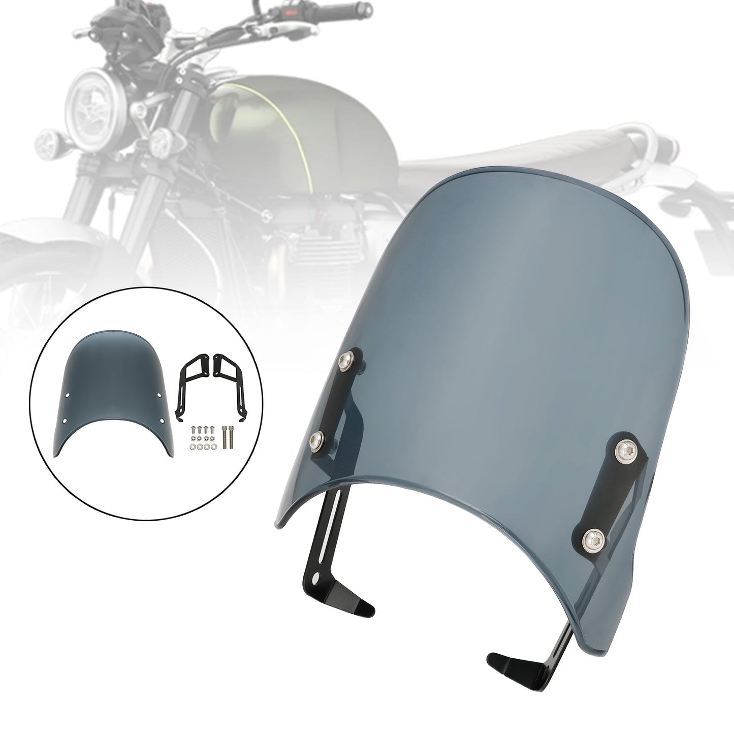 Pare-brise gris pour Scrambler 1200 XC XE 19-23