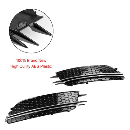 Audi 2012-2015 A6 C7 2PCS Front Fog Light Cover Bezel Grille