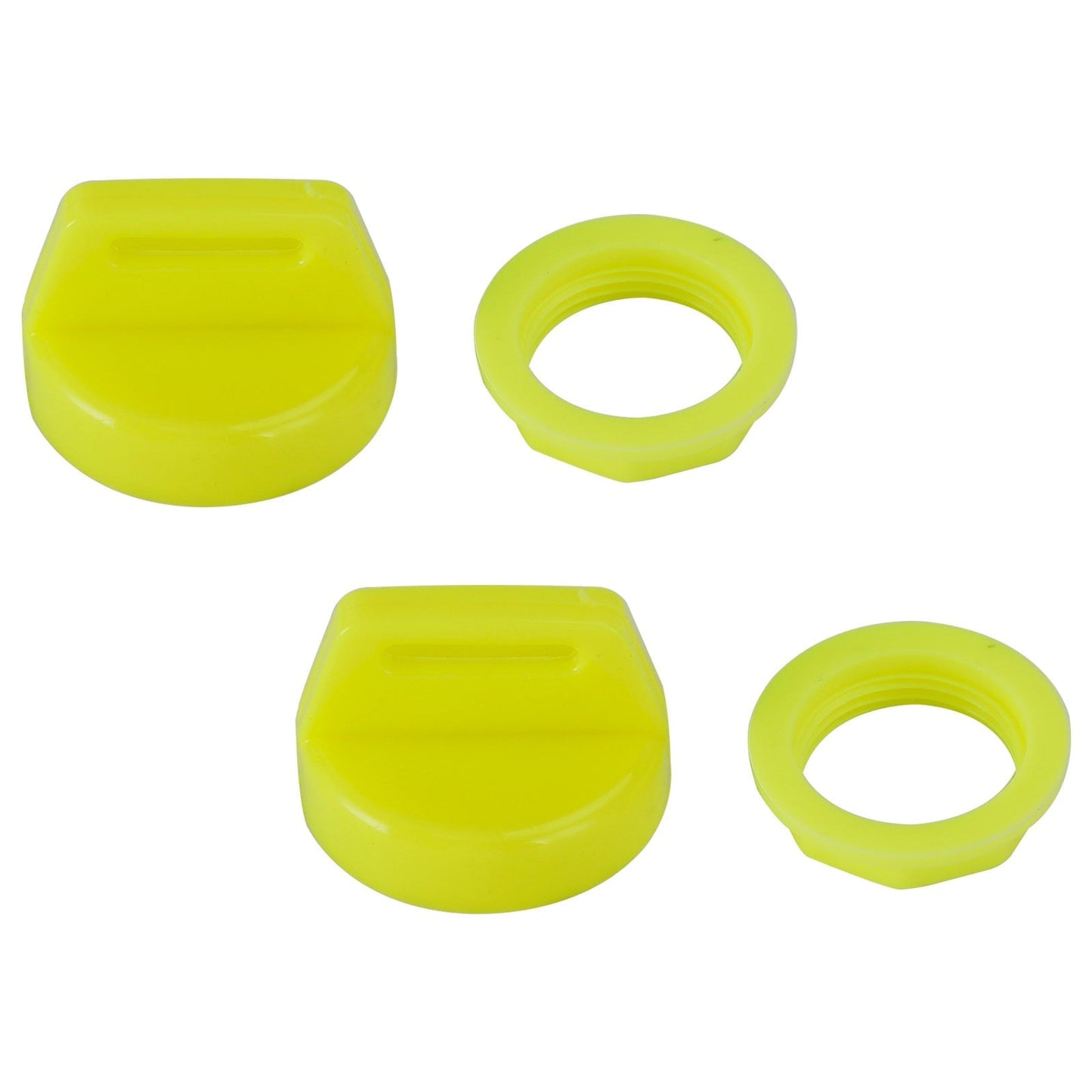 2pcs Key Switch Cover Yellow For Polaris Ranger 400 500 570 800 900 1000 5433534
