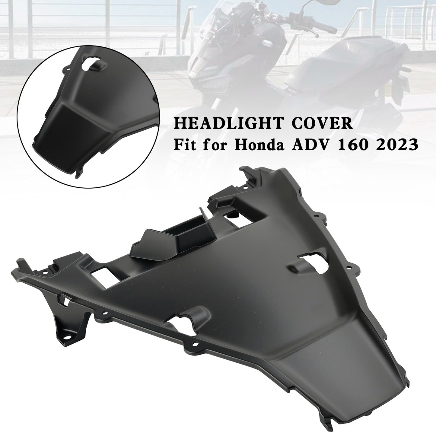 Protector de plástico ABS para faro delantero de Honda ADV 160 2023