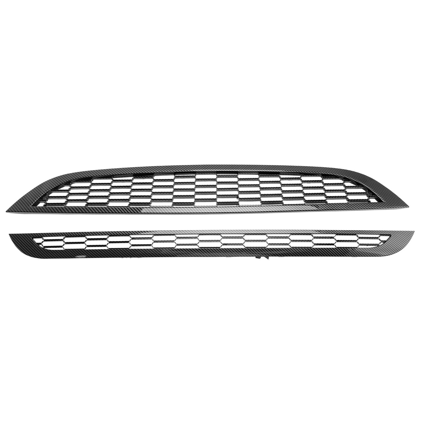 2002-2006 Mini Cooper R50 R52 R53 2PCS Honeycomb Mesh Front Grille Black Replacement Grill