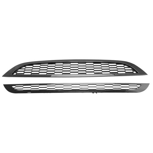 2002-2006 Mini Cooper R50 R52 R53 2PCS Honeycomb Mesh Front Grille Black Replacement Grill