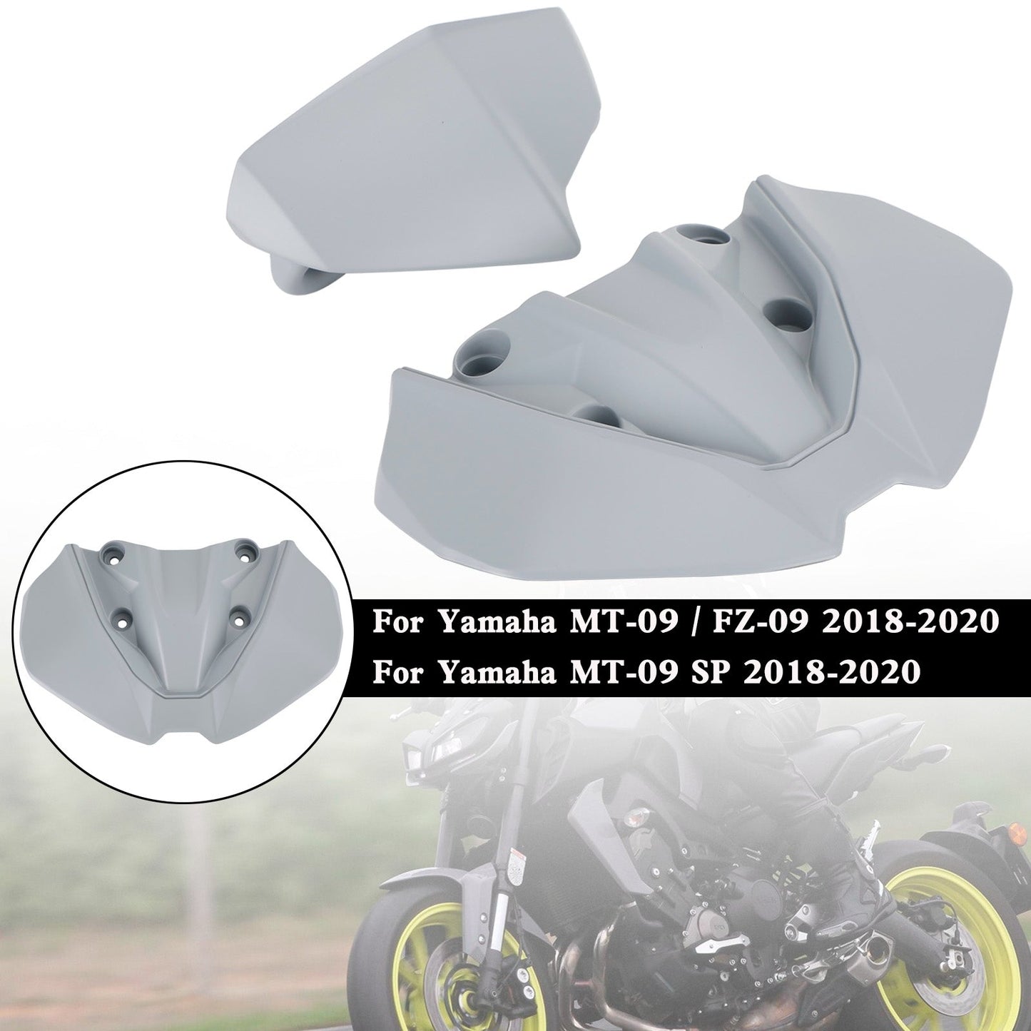 Headlight Fairing Windshield Cover For For Yamaha MT-09 FZ09 MT-09 SP 2018-2020