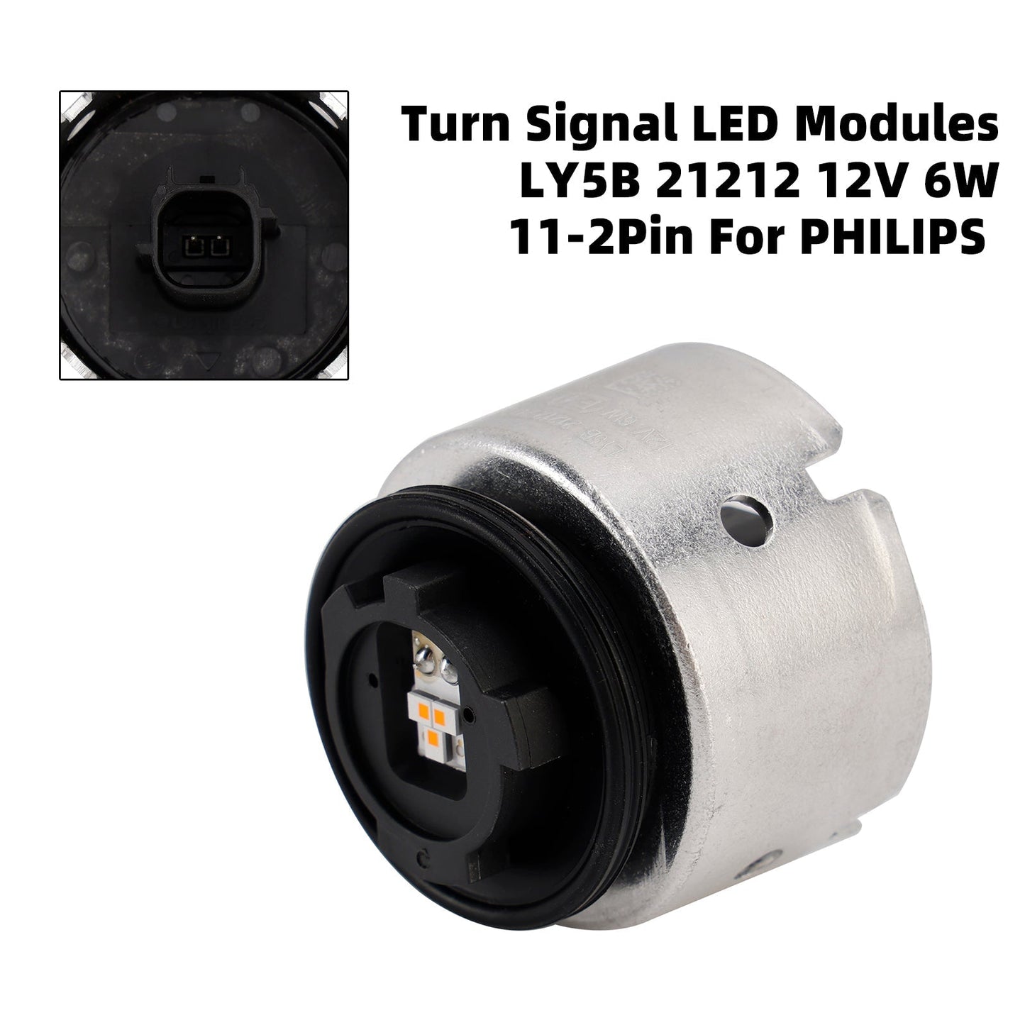Modules de clignotants LED PHILIPS 12 V 6 W 11-2 broches 21212 LY5B