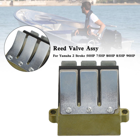 688-13610-00 Conjunto de válvula de láminas para Yamaha 2 tiempos 50HP 75HP 80HP 85HP 90HP