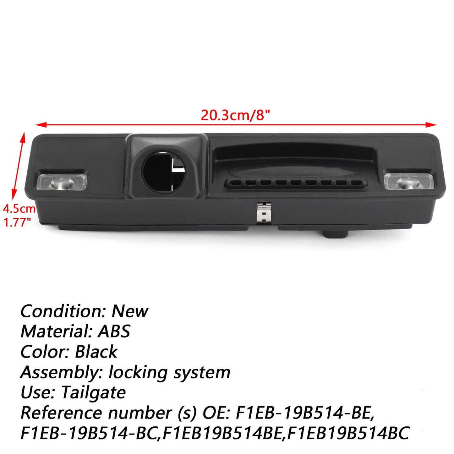 2012-2018 Ford Focus ST Boot Tailgate Handle Trunk Handle Switch F1EB-19B514-BE