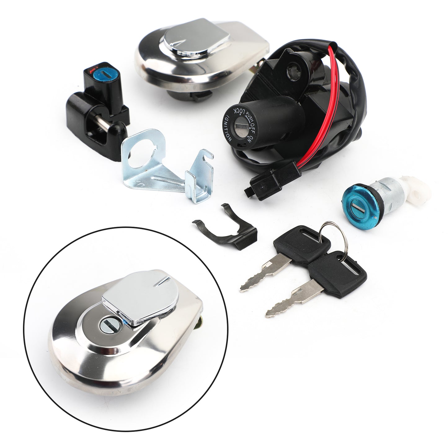 Honda CB750 Nighthawk 1991-2003 35010-MW3-830 Ignition Key Switch Lock Set