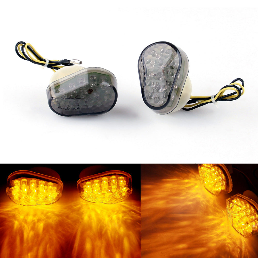Kawasaki 98-13 ZX6R 04-13 ZX10R ZX 7R 9R 12R ZZR600 LED Turn Signals Assosary