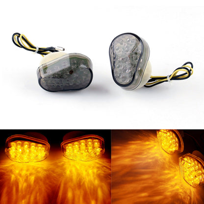 Kawasaki 98-13 ZX6R 04-13 ZX10R ZX 7R 9R 12R ZZR600 LED Turn Signals Assosary