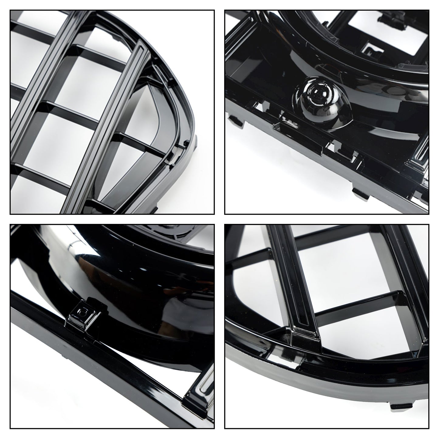2019-2023 Mercedes Benz GLE-Class W167 AMG-Line Front Bumper Grill Black Replacement Grille